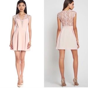 BCBGeneration lace pink dress 6